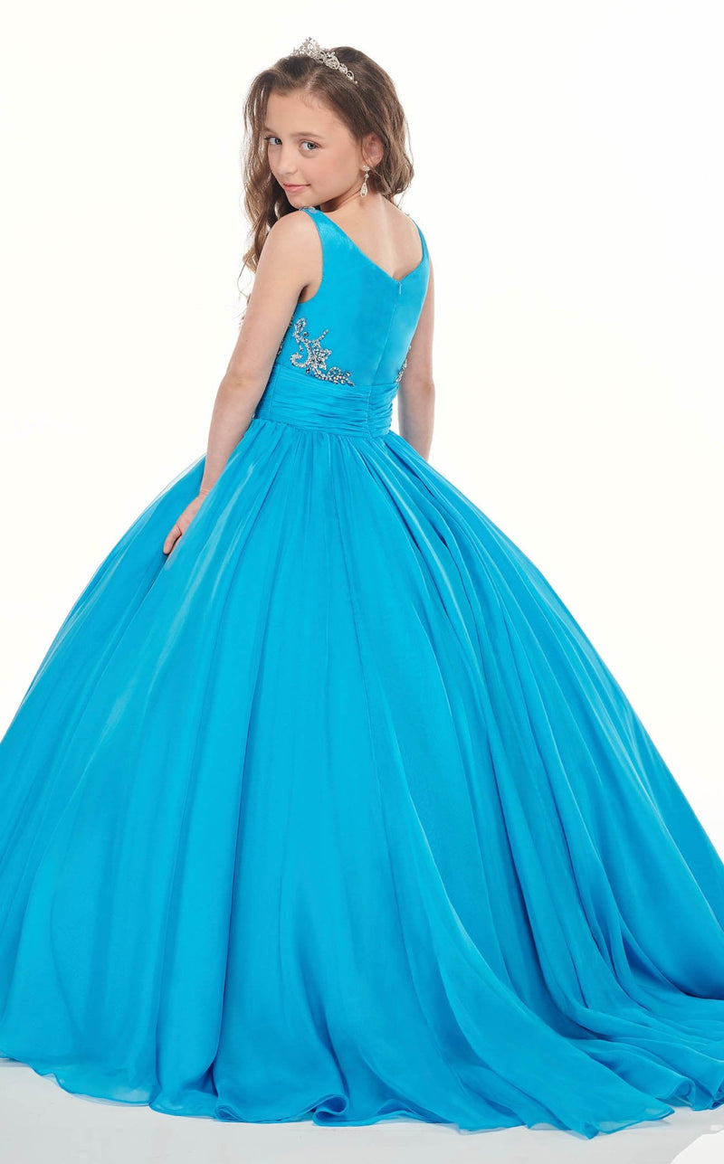 Rachel Allan Perfect Angels 10005 Dress Turquoise