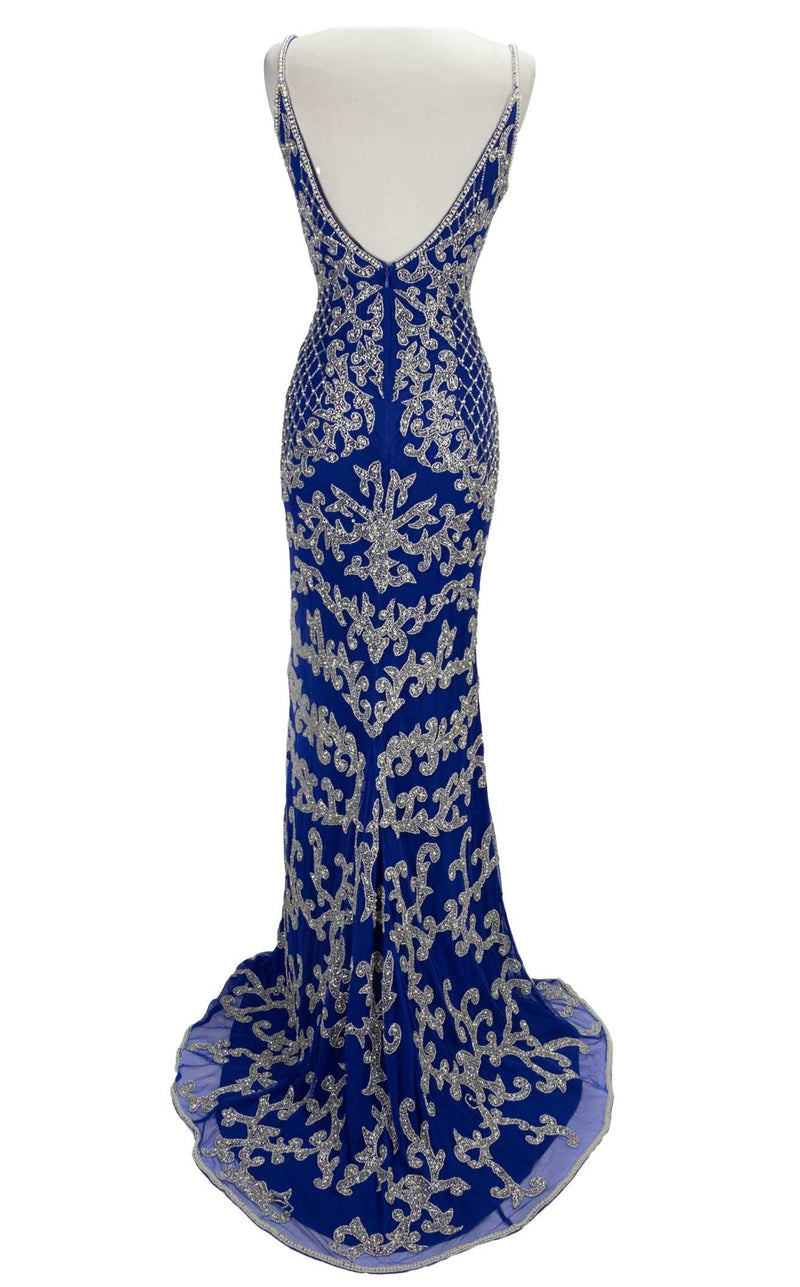 Paul Rekhi 1001 Dress Royal-Blue