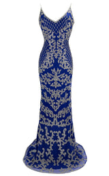 Paul Rekhi 1001 Dress Royal-Blue