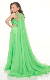 4 of 4 Rachel Allan Perfect Angels 10011 Dress Neon-Green