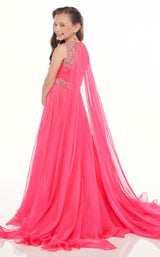 3 of 4 Rachel Allan Perfect Angels 10011 Dress Hot-Pink