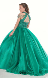 3 of 4 Rachel Allan Perfect Angels 10015 Dress Jade