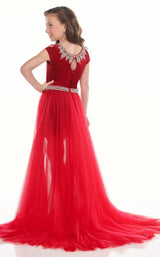 3 of 4 Rachel Allan Perfect Angels 10017 Dress Red