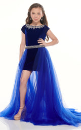 2 of 4 Rachel Allan Perfect Angels 10017 Dress Royal