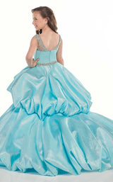 3 of 4 Rachel Allan Perfect Angels 10018 Dress Aqua