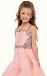6 of 8 Rachel Allan Perfect Angels 10019 Jumpsuit Pink