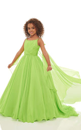 1 of 6 Rachel Allan Perfect Angels 10020 Childrens Dress Lime-Green