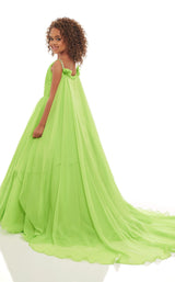 4 of 6 Rachel Allan Perfect Angels 10020 Childrens Dress Lime-Green