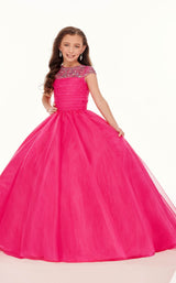 1 of 4 Rachel Allan Perfect Angels 10021 Dress Magenta