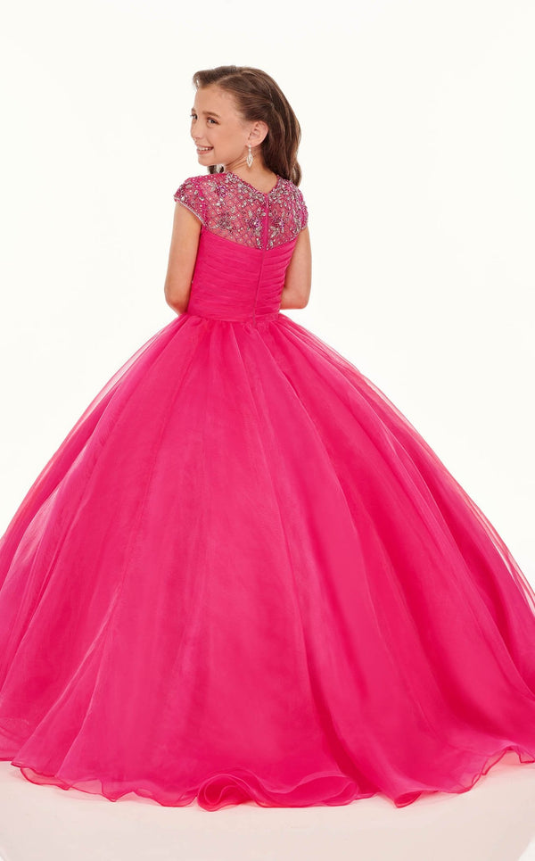 Rachel Allan Perfect Angels 10021 Dress Magenta