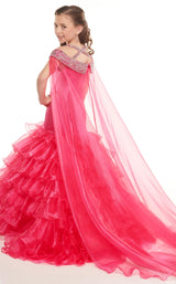 3 of 4 Rachel Allan Perfect Angels 10022 Dress Fuchsia