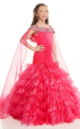 1 of 4 Rachel Allan Perfect Angels 10022 Dress Fuchsia