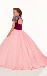 2 of 4 Rachel Allan Perfect Angels 10025 Dress Magenta-Pink