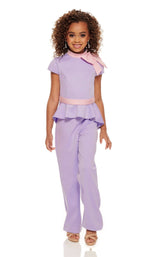 2 of 6 Rachel Allan Perfect Angels 10029 Childrens Dress Lilac-Pink