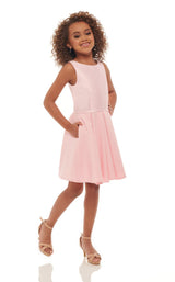 3 of 5 Rachel Allan Perfect Angels 10037 Childrens Dress Pink