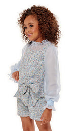 1 of 4 Rachel Allan Perfect Angels 10043 Childrens Dress Blue