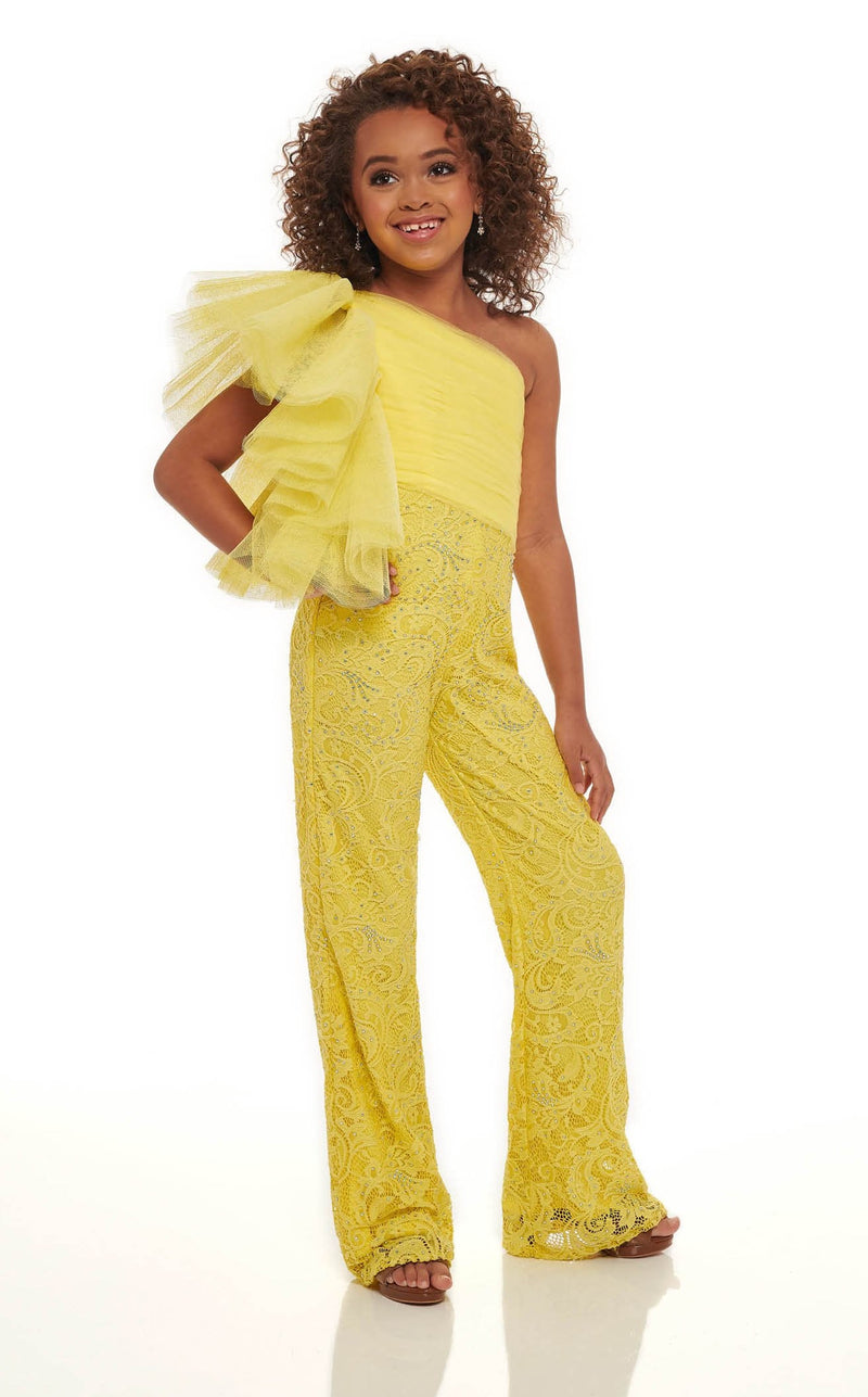 Rachel Allan Perfect Angels 10048 Childrens Dress Yellow