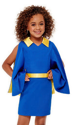 3 of 8 Rachel Allan Perfect Angels 10051 Childrens Dress Royal-Yellow