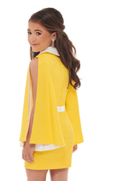 8 of 8 Rachel Allan Perfect Angels 10051 Childrens Dress Yellow-White