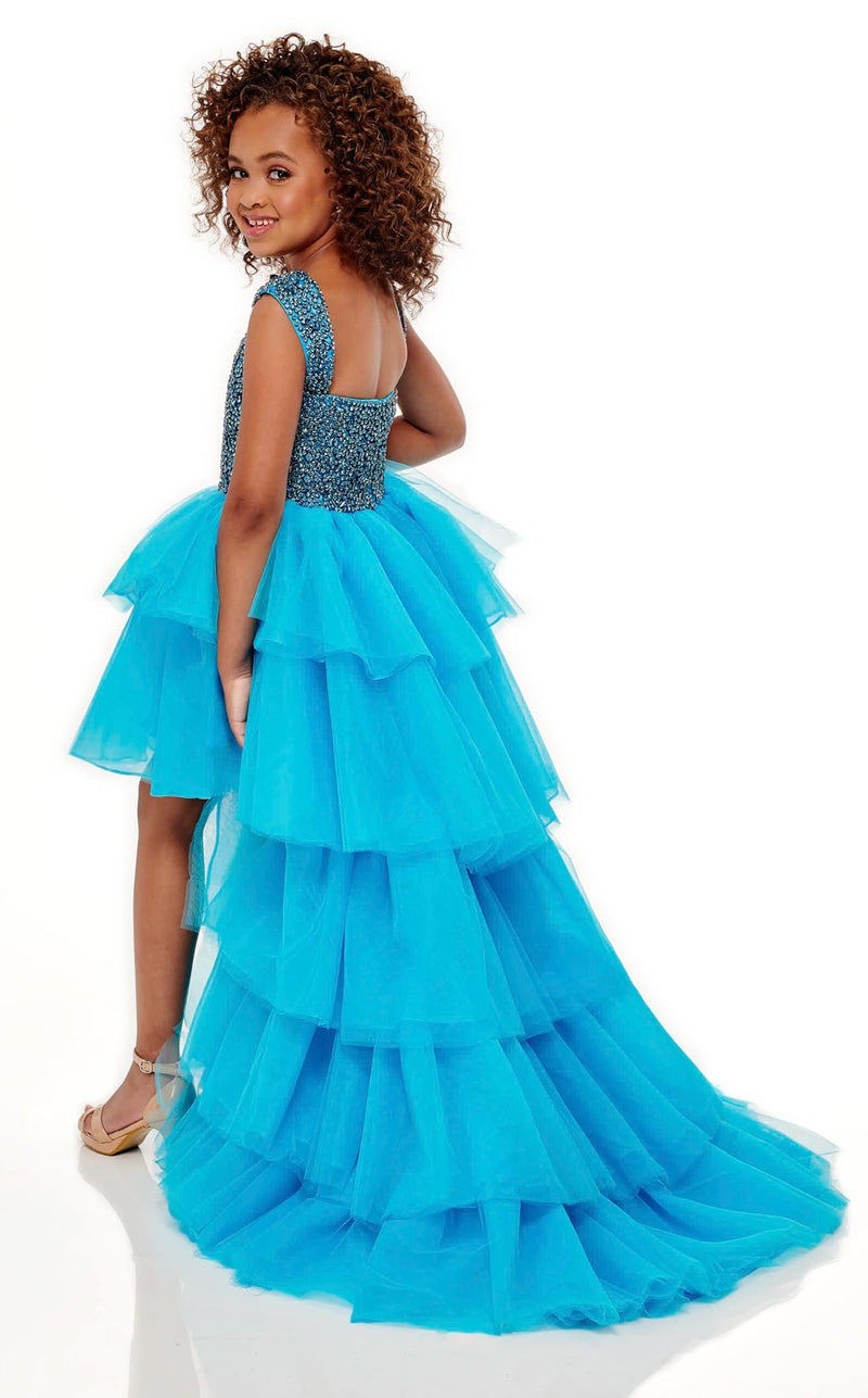 Rachel Allan Perfect Angels 10053 Childrens Dress Turquoise