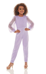 1 of 4 Rachel Allan Perfect Angels 10054 Childrens Dress Lilac