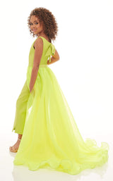 4 of 4 Rachel Allan Perfect Angels 10065 Childrens Dress Lime-Green