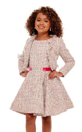 4 of 6 Rachel Allan Perfect Angels 10083 Childrens Dress Pink