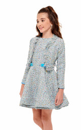 3 of 6 Rachel Allan Perfect Angels 10083 Childrens Dress Blue