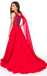 2 of 2 Rachel Allan Perfect Angels 10086 Childrens Dress Watermelon