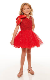 2 of 4 Rachel Allan Perfect Angels 10088 Childrens Dress Red