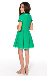 6 of 6 Rachel Allan Perfect Angels 10100 Childrens Dress Emerald