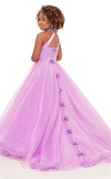 5 of 8 Rachel Allan Perfect Angels 10102 Childrens Dress Lilac