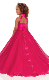 6 of 8 Rachel Allan Perfect Angels 10102 Childrens Dress Fuchsia