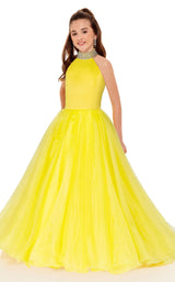 4 of 8 Rachel Allan Perfect Angels 10102 Childrens Dress Yellow