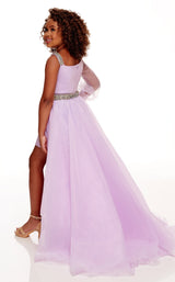 2 of 2 Rachel Allan Perfect Angels 10105 Childrens Dress Lilac-Multi