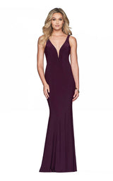 3 of 12 Faviana 10223 Plum