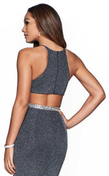 6 of 6 Faviana 10260 Black/Silver