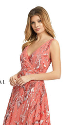 3 of 5 Mac Duggal 10524D Dress Coral