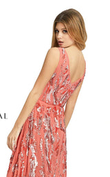 4 of 5 Mac Duggal 10524D Dress Coral