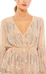 3 of 3 Mac Duggal 10563i Jumpsuit Nude