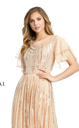 3 of 5 Mac Duggal 10583D Dress Nude