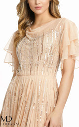 5 of 5 Mac Duggal 10583D Dress Nude