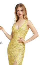 13 of 16 Mac Duggal 1068D Dress Lemon