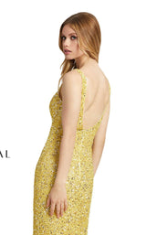 16 of 16 Mac Duggal 1068D Dress Lemon