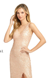 12 of 16 Mac Duggal 1068D Dress Rose-Gold