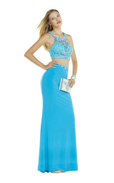 1 of 4 Alyce 1068 Turquoise