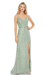 1 of 4 Mac Duggal 10702 Dress Sage