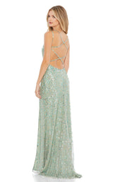 3 of 4 Mac Duggal 10702 Dress Sage