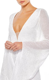 3 of 3 Mac Duggal 10710 Jumpsuit White