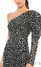 3 of 3 Mac Duggal 10738i Dress Black-Silver